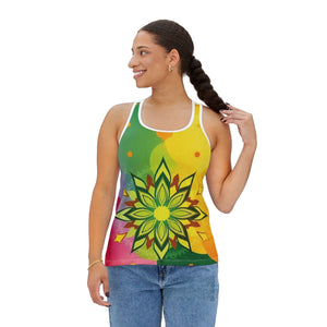 Open image in slideshow, Celestial Chakra Tank Top | Activewear and Lounge Wear for Women
