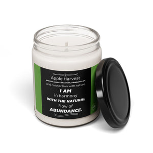 Abundance Apple Harvest Scented Soy Candle | Meditation Gift, Home Decor, Aromatherapy, Relaxation, Mindfulness