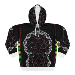 Celestial Harmony  Unisex Pullover Hoodies  T-Shirts with Chakra  Geometric Designs