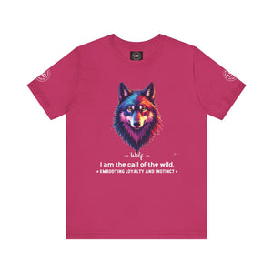 Open image in slideshow, Vibrant Wolf Graphic Tee | Unisex Jersey Short Sleeve T-Shirt | Perfect for Nature Lovers
