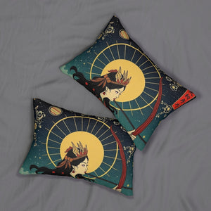 Open image in slideshow, L.S.D Live Source Divine Lumbar Support Throw Pillow | Spun Polyester
