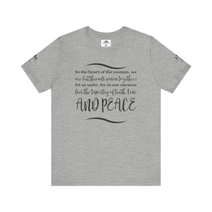 Open image in slideshow, Cosmic Love &amp; Peace Unisex Tee - Inspirational Affirmation T-Shirt
