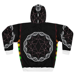 Celestial Harmony  Unisex Pullover Hoodies  T-Shirts with Chakra  Geometric Designs