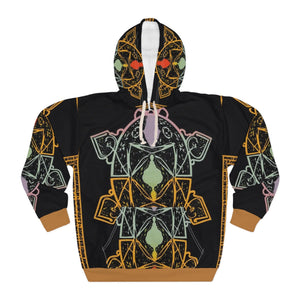 L.s.D Unisex Pullover Hoodies w/ Chakra  Geometric Design
