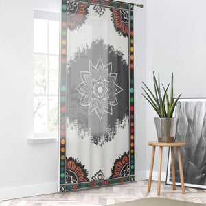 Live Source Divine® Chakra & Mandela Pattern Window Curtains