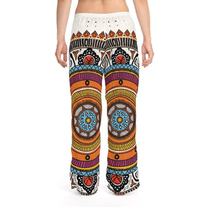 L.S.D Live Source Divine Geometric Lotus Mandala Chakra Motif Women's Pajama Pants | Ultimate Comfort & Style