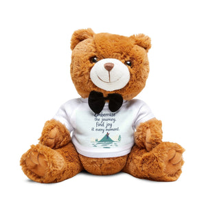 Open image in slideshow, **Live Source Divine Positive Quote Teddy Bear with Custom T-Shirt | Adorable Gift**
