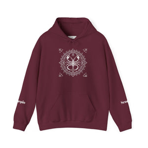 Open image in slideshow, Scorpio Zodiac Hoodie | L S D Live Source Divine - Embrace Your Intensity
