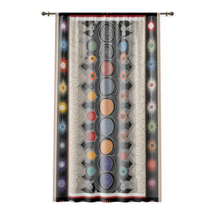 Live Source Divine® Chakra & Mandela Pattern Window Curtains