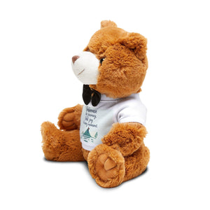 **Live Source Divine Positive Quote Teddy Bear with Custom T-Shirt | Adorable Gift**