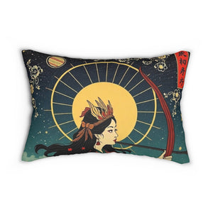 L.S.D Live Source Divine Lumbar Support Throw Pillow | Spun Polyester