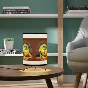 L.S.D Live Source Divine Tripod Lamp | High-Resolution Printed Shade