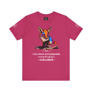Open image in slideshow, Fox Clever Graphic Tee Shirt
