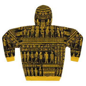 Live Source Divine® Geometric & Egyptian Print Pullover Hoodie – “Art Meets Comfort”