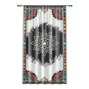 Live Source Divine® Chakra & Mandela Pattern Window Curtains