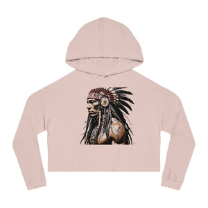 Open image in slideshow, Live Source Divine Women’s Cropped Hooded Sweatshirt - Stylish &amp; Sustainable
