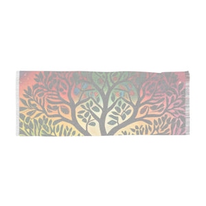 **Celestial Harmony Light Scarf | Chakra Colors & Geometric Patterns by Live Source Divine**