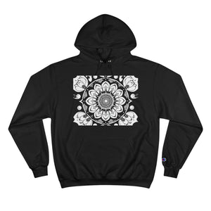 Open image in slideshow, L.s.D)* Live Source Divine Healing Mandala Hooded Sweatshirt
