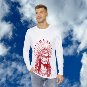 Open image in slideshow, L.s.D Live Source Divine Men&#39;s Ancestral Long Sleeve Shirt (AOP)
