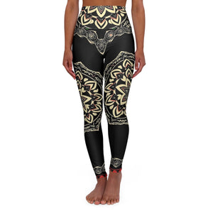 Open image in slideshow, High Waisted Yoga Leggings (AOP)
