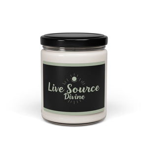 Open image in slideshow, L.S.D Live Source Divine Scented Soy Candle | 9oz for Relaxation and Spirituality
