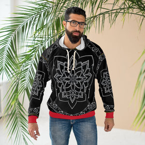 Open image in slideshow, LsD Unisex Pullover Hoodies w/Chakra Geometric Designs
