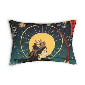 L.S.D Live Source Divine Lumbar Support Throw Pillow | Spun Polyester