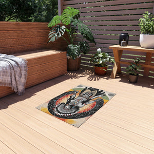 Open image in slideshow, Spiritual Native Indian Prayer Outdoor Rug
