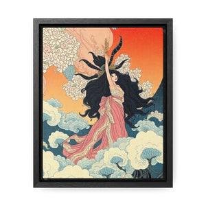 Open image in slideshow, **L.s.D Live Source Divine Japanese Hamasda Arika Canvas Wraps: Manifesting Your Reality**
