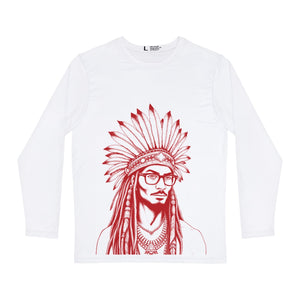 L.s.D Live Source Divine Men's Ancestral Long Sleeve Shirt (AOP)