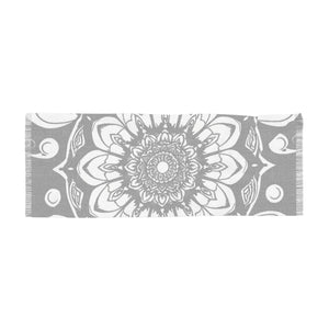 **Celestial Harmony Light Scarf | Chakra Colors & Geometric Patterns by Live Source Divine**