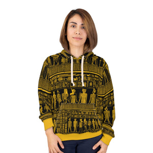 Live Source Divine® Geometric & Egyptian Print Pullover Hoodie – “Art Meets Comfort”
