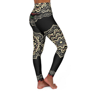 High Waisted Yoga Leggings (AOP)