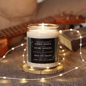 Open image in slideshow, Scented Soy Candle - Peppered Passionfruit 9oz, Vibrant Fruit Scented Candle, Natural Wax, Aromatherapy Candle, Home Decor, Gift for Her
