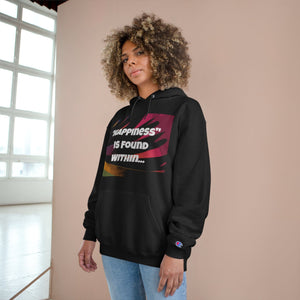 Open image in slideshow, Champion Happiness Printed Hooded Sweatshirt | LSD Live Source Divine
