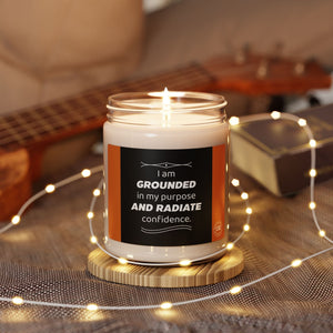 Open image in slideshow, Grounded Confidence Soy Candle, Cozy Home Decor, Aromatherapy Gift, Self-Care Candle, Motivational Gifts, Relaxation
