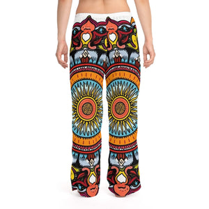 L.S.D Live Source Divine Geometric Lotus Mandala Chakra Motif Women's Pajama Pants | Ultimate Comfort & Style