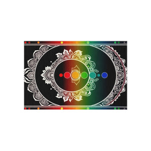 Open image in slideshow, Chakra &amp; Celestial Meditation Outdoor Rug | Non-Skid
