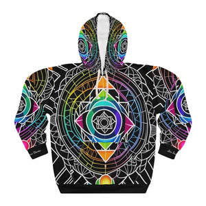 L.s.D | Unisex Pullover Hoodies w/ Chakra  Geometric Design