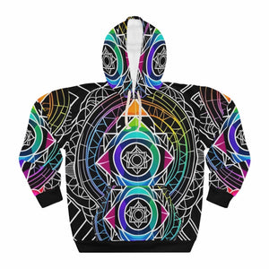 Celestial Harmony| Unisex Pullover Hoodies  T-Shirts with Chakra  Geometric Designs