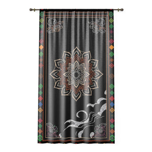 Live Source Divine® Chakra & Mandela Pattern Window Curtains