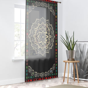 Live Source Divine® Chakra & Mandela Pattern Window Curtains
