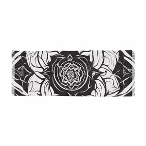 Celestial Harmony Light Scarf | Chakra Colors & Geometric Patterns by Live Source Divine**