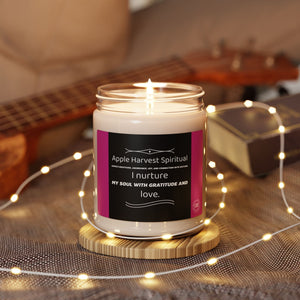 Open image in slideshow, Apple Harvest Spiritual Scented Soy Candle, 9oz | Aromatherapy Candle for Self-Care, Gifts, Home Decor, Relaxation, Yoga
