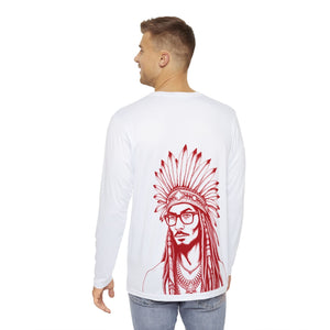 L.s.D Live Source Divine Men's Ancestral Long Sleeve Shirt (AOP)