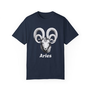 Open image in slideshow, Aries Zodiac Unisex T-Shirt - (L s D) Live Source Divine Collection
