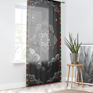 Live Source Divine® Chakra & Mandela Pattern Window Curtains