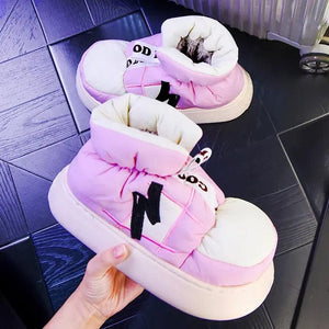 Open image in slideshow, Warm Plush Lining Slippers
