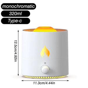 Open image in slideshow, Volcanic Flame Air Humidifier Aromatherapy
